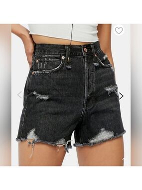 Free People Makai Cut-Off Denim Short.